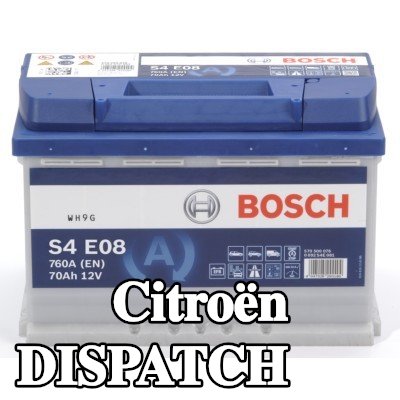 BOSCH بطارية S4, E08 — Citroën Dispatch