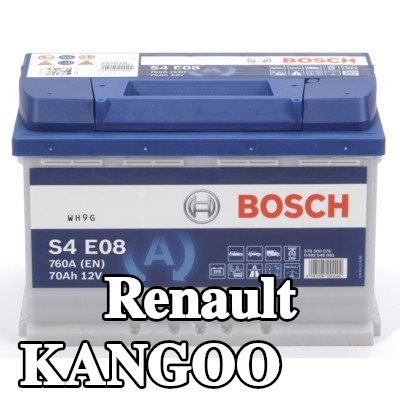 BOSCH بطارية S4, E08 — Renault Kangoo