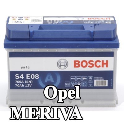 BOSCH بطارية S4, E08 — Opel Meriva