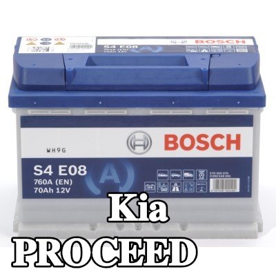 BOSCH بطارية S4, E08 — 2012 Kia Proceed