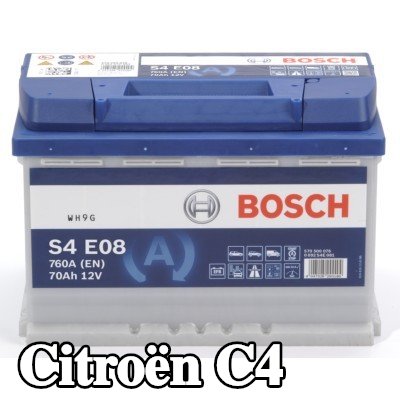BOSCH بطارية S4, E08 — Citroën C4
