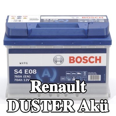 BOSCH Akü S4, E08 — Renault Duster