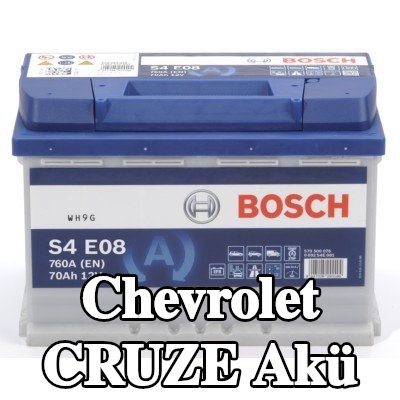 BOSCH Akü S4, E08 — 2015 Chevrolet Cruze