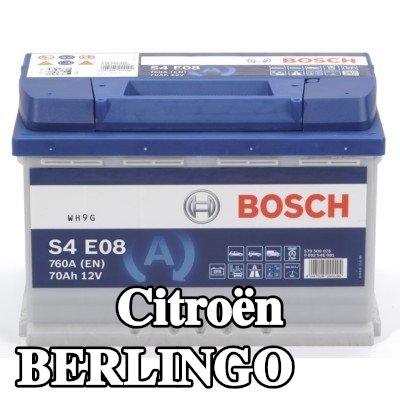 BOSCH بطارية S4, E08 — 2012 Citroën Berlingo