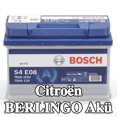 BOSCH Akü S4, E08 — 2012 Citroën Berlingo