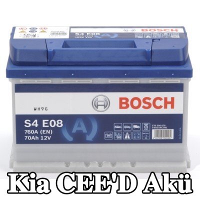 BOSCH Akü S4, E08 — 2016 Kia Cee'd