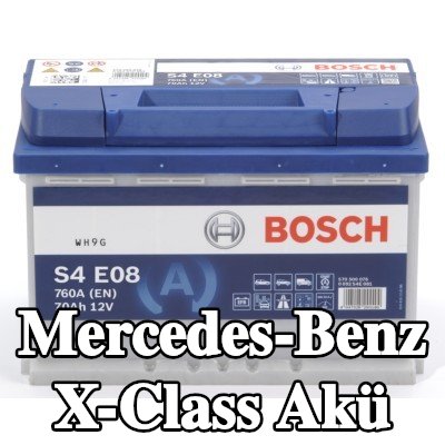 BOSCH Akü S4, E08 — Mercedes-Benz X-Class