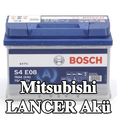 BOSCH Akü S4, E08 — Mitsubishi Lancer