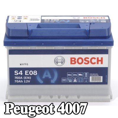 BOSCH بطارية S4, E08 — Peugeot 4007