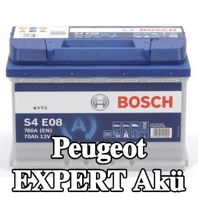 BOSCH Akü S4, E08 — Peugeot Expert