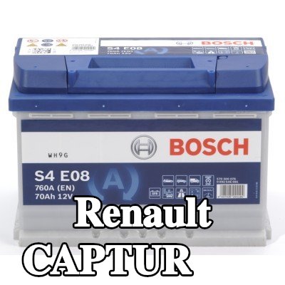 BOSCH بطارية S4, E08 — Renault Captur