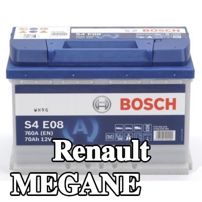 BOSCH بطارية S4, E08 — Renault Megane