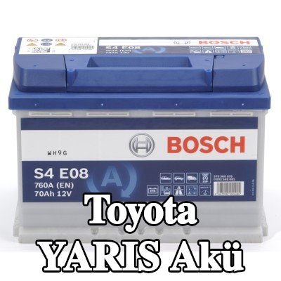 BOSCH Akü S4, E08 — Toyota Yaris