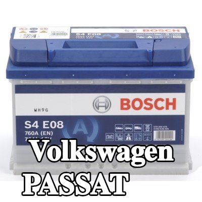 BOSCH بطارية S4, E08 — 2012 Volkswagen Passat