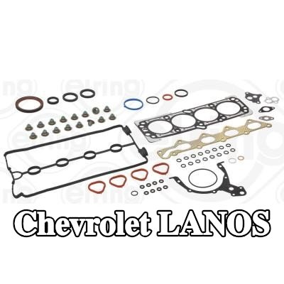 ELRING مجموعة حشيات كاملة, محرك مع مانع تسرب العمود المرفقي, مع أختام ساق الصمام — 2005 Chevrolet Lanos