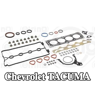 ELRING مجموعة حشيات كاملة, محرك مع مانع تسرب العمود المرفقي, مع أختام ساق الصمام — Chevrolet Tacuma