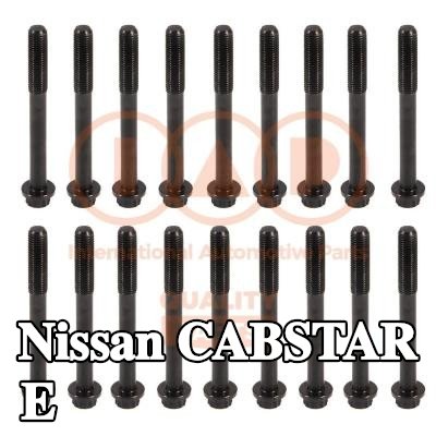 IAP QUALITY PARTS مجموعة البراغي, رأس الأسطوانة M12X1.5, 113mm — 2000 Nissan Cabstar E