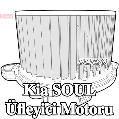 DENSO Üfleyici motoru 12V, direnç olmadan — 2012 Kia Soul