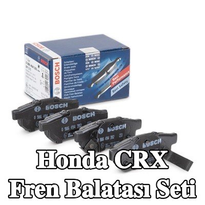 BOSCH Fren balatası seti 13, 4mm, gıcırtı önleyici plaka ile, cıvata/vida ile, montaj kılavuzu ile — 1990 Honda Crx