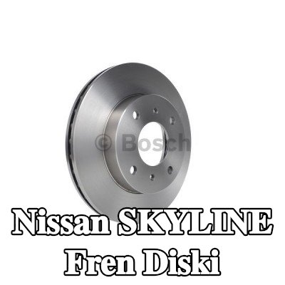 BOSCH Fren diski Dış Çap: 257mm, Havalandırmalı, içten havalandırmalı, Yağlanmış — 1997 Nissan Skyline