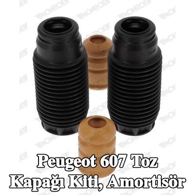 MONROE Toz kapağı kiti, amortisör — Peugeot 607