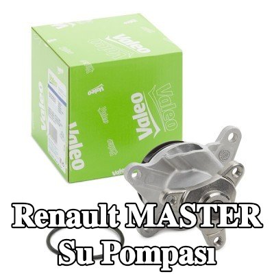 VALEO Kapaksız su pompası, conta/sızdırmazlık elemanları ile — Renault Master