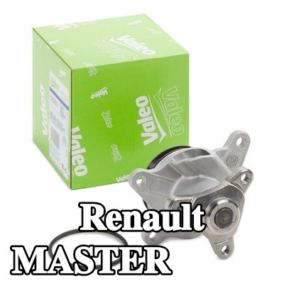 VALEO مضخة مياه بدون غطاء, مع حشيات/مانعات تسرب — Renault Master