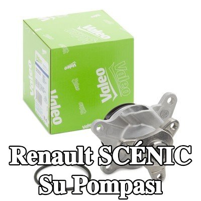 VALEO Kapaksız su pompası, conta/sızdırmazlık elemanları ile — Renault Scénic