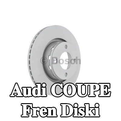 BOSCH Fren diski Dış Çap: 280mm, Havalandırmalı, Kaplamalı — Audi Coupe