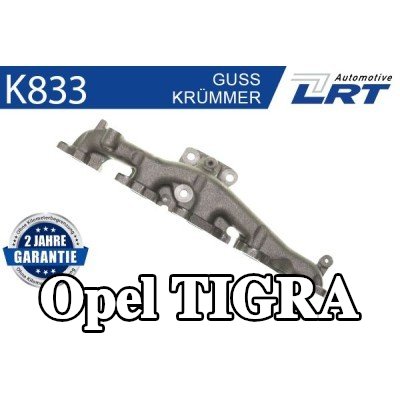 LRT مشعب العادم مع أجزاء التثبيت — Opel Tigra