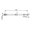 BOSCH Fren hortumu 465mm — 2012 Lexus Es (6)