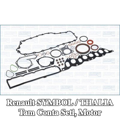 AJUSA Tam Conta Seti, valf gövdesi contalı motor, silindir kafası contası olmadan — 1998 Renault Symbol / Thalia