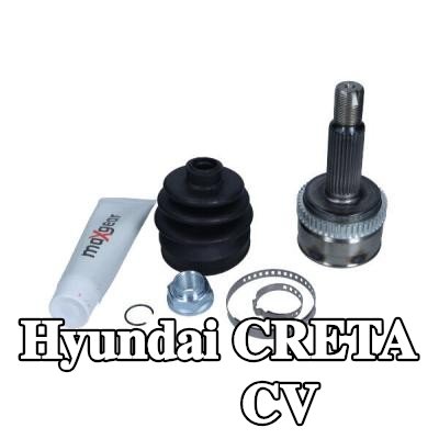 MAXGEAR طقم مفصل CV المحور الخلفي, جانب العجلة, مع حلقة مستشعر ABS — Hyundai Creta