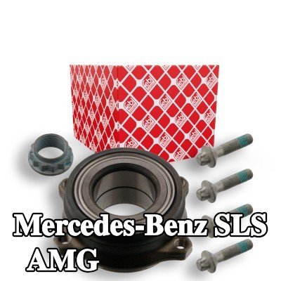 FEBI BILSTEIN طقم محمل العجلة للمحور الخلفي الأيسر, المحور الخلفي الأيمن, مع مواد تثبيت/تركيب — Mercedes-Benz Sls Amg