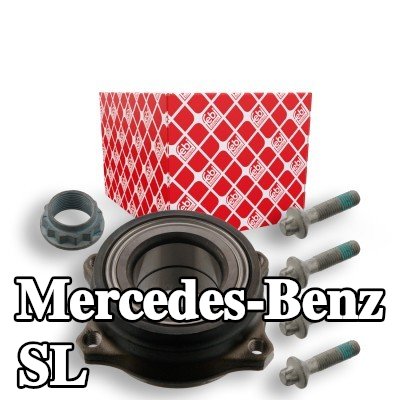 FEBI BILSTEIN طقم محمل العجلة للمحور الخلفي الأيسر, المحور الخلفي الأيمن, مع مواد تثبيت/تركيب — Mercedes-Benz Sl