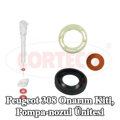 CORTECO Onarım Kiti, pompa-nozul ünitesi — 2012 Peugeot 308