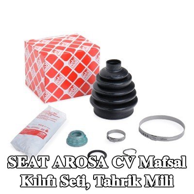 FEBI BILSTEIN CV kılıf kiti, tahrik mili Ön Aks, Tekerlek Tarafı, Termoplast — 1997 SEAT Arosa