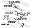 FEBEST Kamber cıvatası — Mitsubishi Space Runner (2)