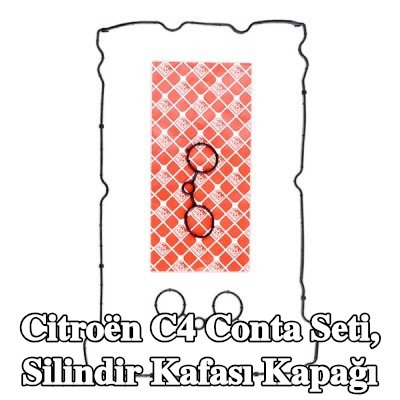 FEBI BILSTEIN Conta seti, silindir kapağı ACM (Poliakrilat) — Citroën C4