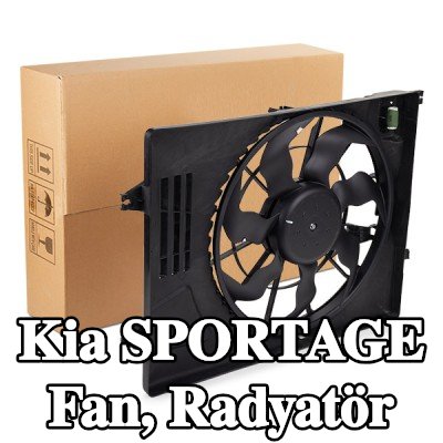 NRF Fan, radyatör fan kapağı dahil radyatör — 2016 Kia Sportage