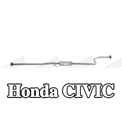 WALKER كاتم الصوت الأوسط 2300mm, بدون قطع التثبيت — 1992 Honda Civic