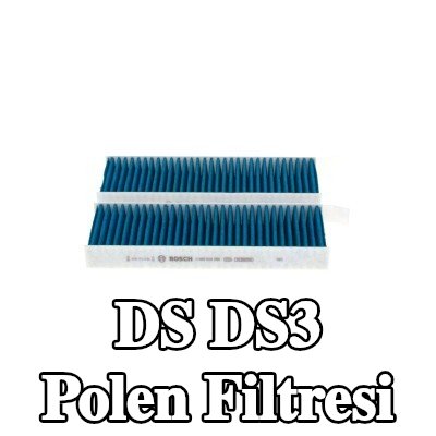 BOSCH Polen filtresi Aktif Karbon Filtresi, Particle Separation Rate >98% for 2.5µm (fine matter), anti-alerjik etkiye sahip, antibakteriyel etkiye sahip, antiviral etkili, mantar önleyici etkili — DS Ds3