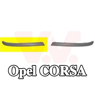 VAN WEZEL حافة المصد الأمامية اليمنى — 2012 Opel Corsa