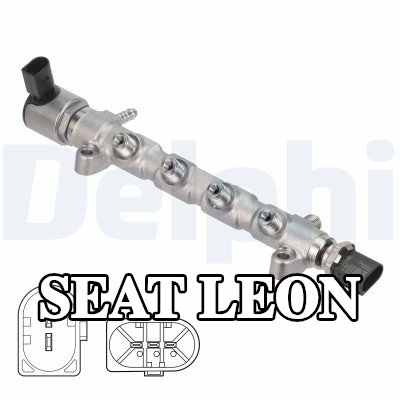DELPHI قضيب الوقود — SEAT Leon