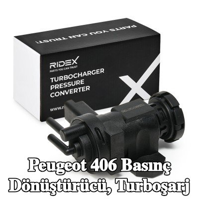 RIDEX Basınç dönüştürücü, turboşarj — Peugeot 406