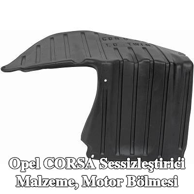DIEDERICHS Sessizleştirici Malzeme, motor bölmesi Sağ Ön — 2012 Opel Corsa