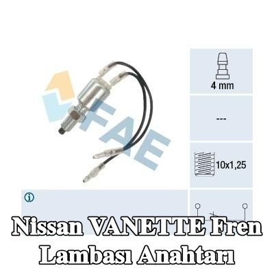 FAE Fren Lambası Anahtarı — 1990 Nissan Vanette