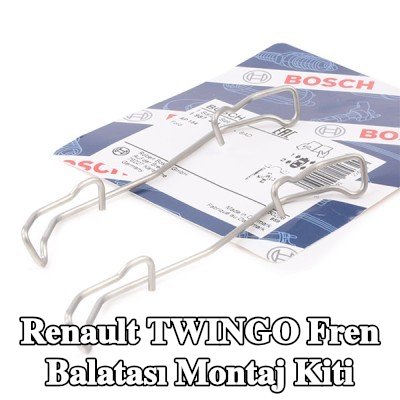 BOSCH Fren balatası montaj kiti — 2012 Renault Twingo