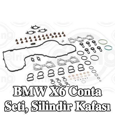 ELRING Conta seti, valf gövdesi contalı silindir kafası, silindir kafası contası olmadan — BMW X6