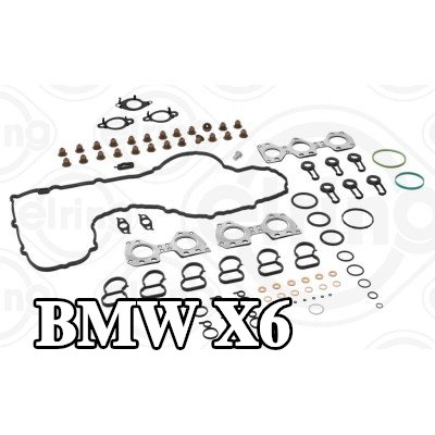 ELRING مجموعة حشيات, رأس الأسطوانة مع أختام صمامات, بدون حشية رأس الأسطوانة — BMW X6